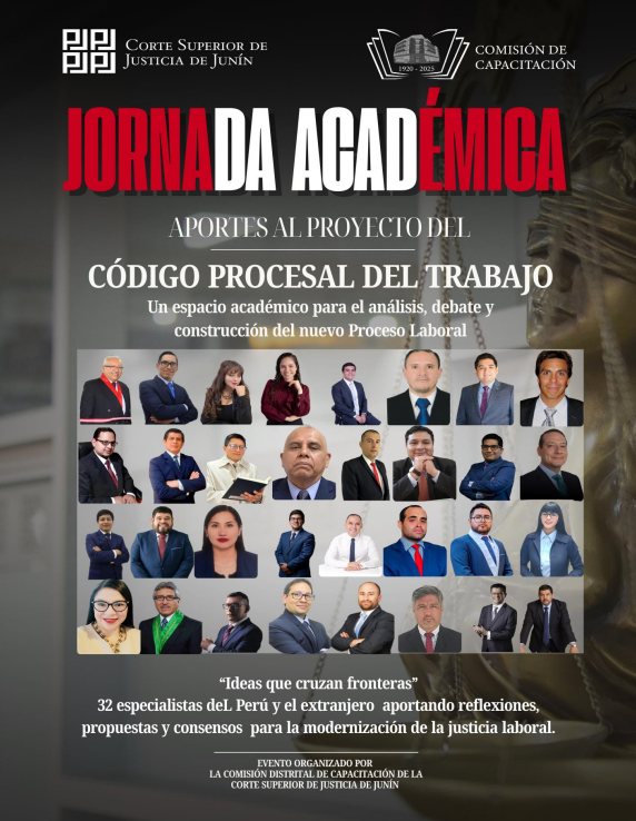 JORNADA ACADÉMICA - APORTES AL PROYECTO DEL CÓDIGO PROCESAL DEL TRABAJO